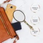 Portable Handle Makeup Mirror Handheld Cosmetic Mirror For SPA