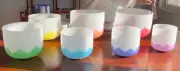 Lotus Crystal Singing Bowl Set - 432Hz Perfect Pitch 7 Large Bowls 15cm-30cm