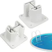Pool Ladder Flanges | Swimming Pool Ladder Flanges - Resin Stability Mount for Railing Spa Kayak Lawn Garden Patio Wedding Swimming