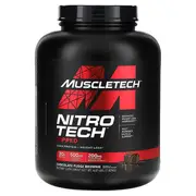 MuscleTech, Nitro-Tech® Ripped, Lean Protein + Weight Loss, Chocolate Fudge Brownie, 4.01 lbs (1.82 kg)