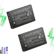 2x FNP-120 Battery FOR Toshiba PX1657 Camileo H31 X100 H30 D-Li7 DB-43 BP-1500s