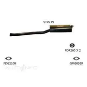 Redback Sports Pipes to suit Ford Falcon FG Xr6 Sports CM Megaflow - STR219