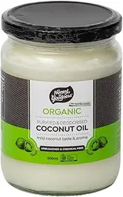 Honest to Goodness Organic Purified/Deodorised Coconut Oil, 500 ml