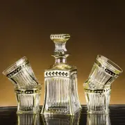 Whiskey Decanter and Glasses Set Gift Box