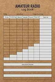 Amateur Radio Log Book: Ham Radio Record Book