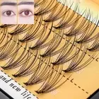 C Curl False Eyelashes Thick Long Flare Cluster Lashes Eyelashes Extension