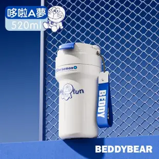 【Mua 姆兒選品】BEDDYBEAR戶外哆啦A夢保溫杯316兒童保溫杯520ML(小叮噹水壺 不鏽鋼水壺 直飲杯316咖啡杯)