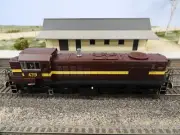 TrainOrama, 47 Class Locomotive, HO Scale; 4719 - Deep Indian Red