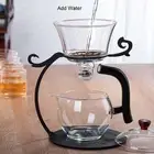 Creative Kungfu Glass Tea Set Heat Resistant Glass Teapot for Tea Fans Gifts