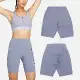Nike 短褲 Universa Medium 女款 藍 深蹲 重訓 緊身褲 高腰 單車褲 健身 吸汗 DQ5995-493