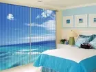 3D Blue sea 523 Blockout Photo Curtain Printing Curtains Drapes Fabric Window AU