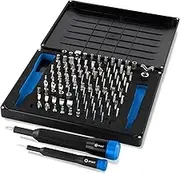 iFixit Manta Precision Bit Set, Bit-Kit with 112 bits (4 mm & 1/4 inch) for DIY Household Projects and to Repair Electronic Devices Like Smartphones