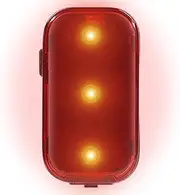 Jlobnyiun Back Light For Bike,3 Modes Bike Safety Light - Lightweight Backpack Lamp, Rechargeable LED Warning Lighting For Night Riding