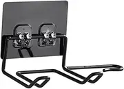 WEKADRIN 2pcs Wall Mounted Hair Dryer Rack Suction Catcher Wall Hook Hooks Sink Accessories Organizer Blow Dryer Holder Diffuser Drain Shelf Brackets Door Back Hanger Stainless Steel White