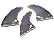 Shapers surfboard Fins fits Futures MB Hybrid Small thruster tri fin set new
