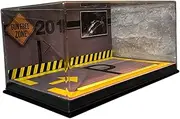 1/24 Scale Diecast Model Car Display Case Car Garage Display Case Diecast Car Diorama Display Case for Toy , Black