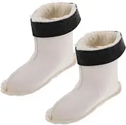 ibasenice 1pair Insulated Boot Liners for Men Thick Thermal Socks Water-Resistant Liner for Rain Boots Comfortable Detachable Insert for Cold Days Versatile Footwear Compatibility