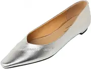 [XINXINIO] Womens Fashion Square Toe Flat Shoes with Delicate Stitching