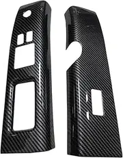 JIUYIN Car Interior Window Switch Cover Trim Panel Fit For 350Z Fairlady B 2003-2005 Left Hand Drive Black ABS Plastic Window switch housing trim