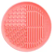 J.Cat Beauty, Sili Pad, Silicone Makeup Brush Cleaner, BR33 Pink, 1 Count