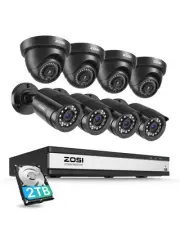 ZOSI 16CH 3K Lite Home Security Camera System,AI Human/Vehicle Detection,Nigh...