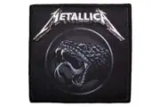 Metallica Black Album Printed Iron On Patch (Black/White/Grey) (One Size)