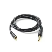 6.35mm Mono to RCA Male Audio Cable 1.5M High Quality Sound Connection