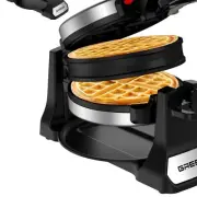 Professional Quality Belgian Waffle Maker with Nonstick Plates & Drip Tray