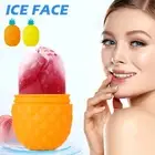 Ice Face Roller Silicone Reusable Pineapple Ice Face Roller Mold Facial ♞