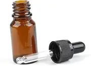 FOYTOKI 15 Pack Amber Bottles with Droppers Refillable Empty Essential Oil Containers for DIY Aromatherapy Blends Perfumes and Travel Use Durable and Light Protective