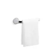 KOHLER Cursiva Towel Arm, Polished Chrome, NEW (3C)