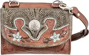 [American West] Texas Two Step Shoulder Flap Crossbody Women's Shoulder Bag