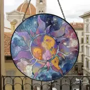 Disney Princess Rapunzel Suncatcher, Tangled Rapunzel Stained Glass Suncatcher