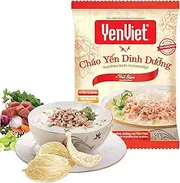 Nutritious Swallow Nest Instant Porridge with Minced Pork by YenViet (30 packs Carton) - Quick Healthy Instant Congee, High in Protein, Fresh and Natural Ingredients, Convenient Easy to Prepare