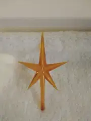 Medium GOLD Iridescent Aurora Star for Ceramic Christmas Tree-Topper