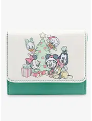 Loungefly Disney Baby Sensational Six Christmas Mini Flap Wallet - New, With Tags