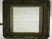 "I Think When I Read That Sweet St" Religious Hymnal Holley Process Glass Slide