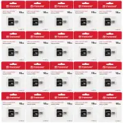 20x Transcend 16GB 300s 95MB/s Class 10 Micro SDHC Memory Card with SD Adapter