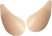 [Colaxi] 2Pcs Invisible Bra Pasties Cover Push up Strapless Backless Pads Stickers Breathable Breast Lift Sticky Bra for Sleeveless Dress Swimwear
