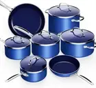 Nuwave 12-Pc Forged Cookware Set: Duralon Ceramic, Non-Stick, Induction-Ready, P