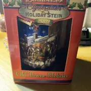 2003 Budweiser Christmas OLD TOWN HOLIDAY Stein Beer Mug