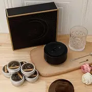 Flameless Electric Cocktail Smoker Compact USB Charging Whiskey Smoker Kit With 6 Flavors Wood Chip for Home Bar Entertaining