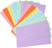 Gadpiparty Small Note Pads Set 300pcs Index Cards Lines Multicolored for Study Flashcards