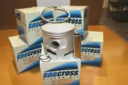Mercury 3.0L Piston Kit V6 225HP 250HP Starboard O/S+.015" Bore 3.640" SM700SB