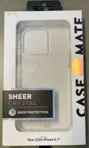 Case-Mate - SHEER CRYSTAL Case iPhone 12 Pro Max (5G) - 10 ft Drop-6.7 Inch -