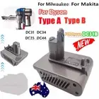 Battery Adapter for Makita Milwaukee Dewalt 18V to for Dyson DC35 DC44 DC34 DC31