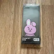 NEW BT21 BTS iphone 8 7 case Clear Cooky Pinkish tough bunny