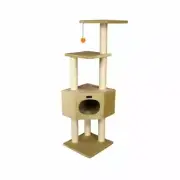 Armarkat 3 Tier Real Wood Cat Tree Armarkat Scratch furniture A5201 Beige