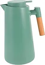 ASAKKURA 34Oz Thermal Coffee Carafe Insulated Tea Flask Nordic Style Beverage Dispenser for Hot Cold Drinks Capacity Drink Container with User Friendly Design for Home