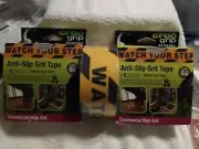 Croc Grip 'Watch Your Step' Anti-Slip Grit Tape, 1.9 Inches x 16.4 Feet, 3packs